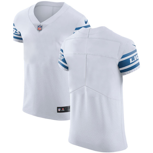 Nike Lions Blank White Men's Stitched NFL Vapor Untouchable Elite Jersey